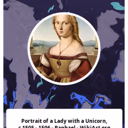 Portrait of a Lady with a Unicorn, c.1505 - 1506 - Raphael - WikiArt.org