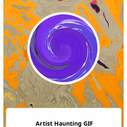 Artist Haunting GIF