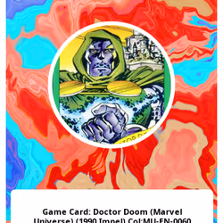 Game Card: Doctor Doom (Marvel Universe) (1990 Impel) Col:MU-EN-0060