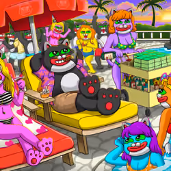 PEPECAT Living Like a Boss 