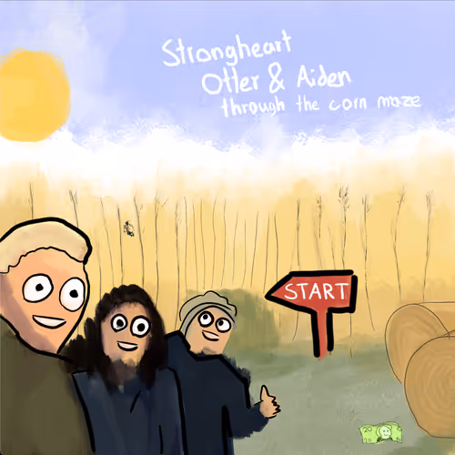 Through the corn maze