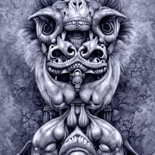 e9Art - Art Trading Cards AI Grotesques et al