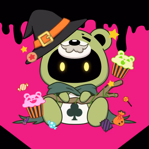 Druid Kuma Snack Witch Hat #244