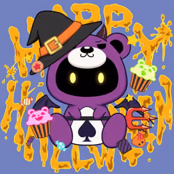 Devil Kuma Snack Witch Hat #288
