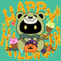 Druid Kuma Snack Pumpkin #466