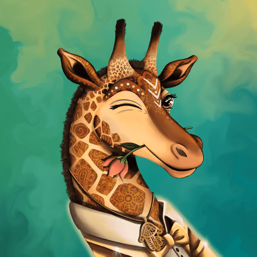 Grateful Giraffe #1676