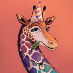 Grateful Giraffe #920