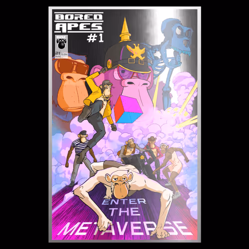 Bored Ape Comic #1: Silver, ID: 9999