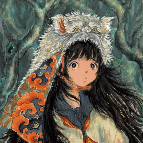 Koukousei gir-Brush stroke