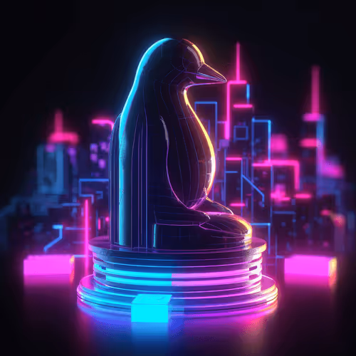 Penguin Party Badge