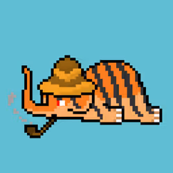 Exhausted Elephant #44