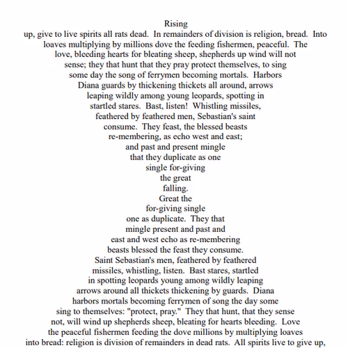Palindrome Poems