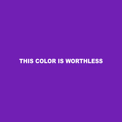 Worthlesscolors