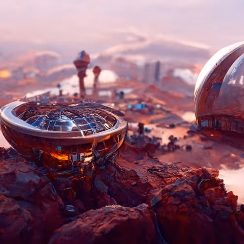 Mars Colonization By Uae Nft Alon Kartin