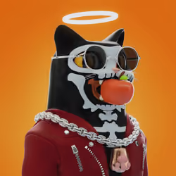 Bad Face Plastic Cats #1545