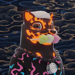Bad Face Plastic Cats #741