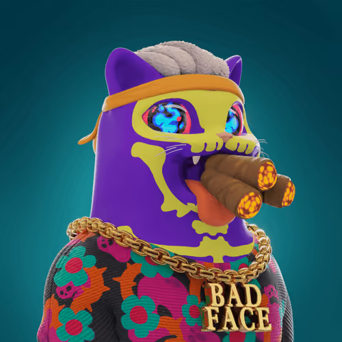 Bad Face Plastic Cats #27