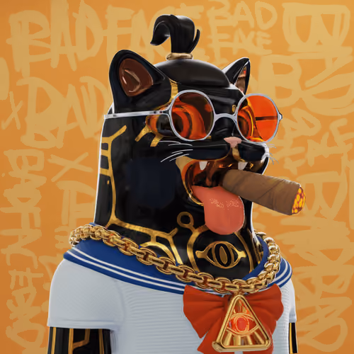 Bad Face Plastic Cats #1189