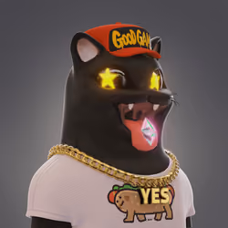 Bad Face Plastic Cats #1437
