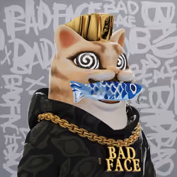 Bad Face Plastic Cats #1771