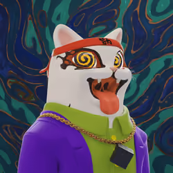 Bad Face Plastic Cats #1252