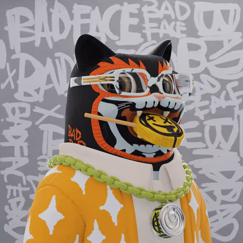 Bad Face Plastic Cats #98