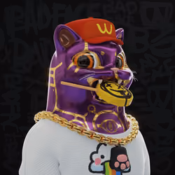 Bad Face Plastic Cats #762