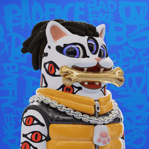 Bad Face Plastic Cats #64