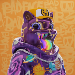 Bad Face Plastic Cats #763