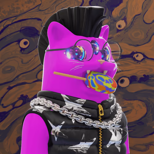 Bad Face Plastic Cats #961
