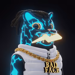 Bad Face Plastic Cats #1695
