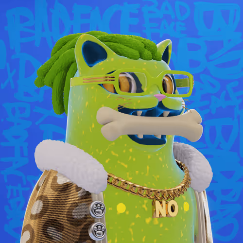 Bad Face Plastic Cats #515
