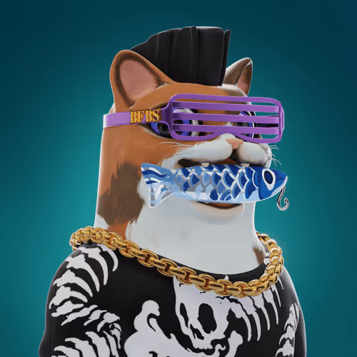 Bad Face Plastic Cats #1332