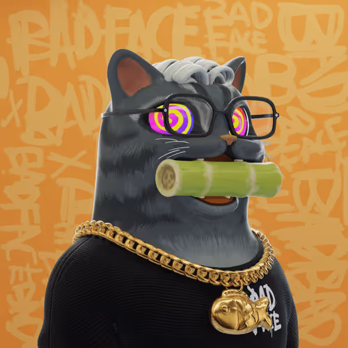 Bad Face Plastic Cats #1246