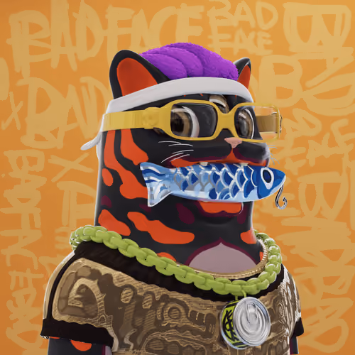Bad Face Plastic Cats #980