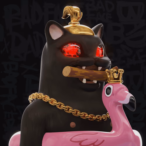 Bad Face Plastic Cats #736