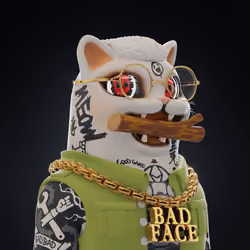 Bad Face Plastic Cats #226