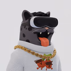 Bad Face Plastic Cats #1281