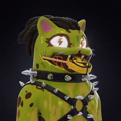 Bad Face Plastic Cats #577
