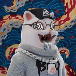 Bad Face Plastic Cats #1720