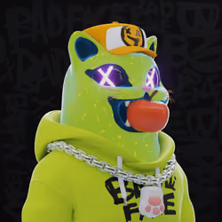 Bad Face Plastic Cats #772
