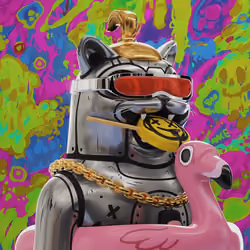 Bad Face Plastic Cats #81