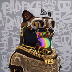 Bad Face Plastic Cats #501