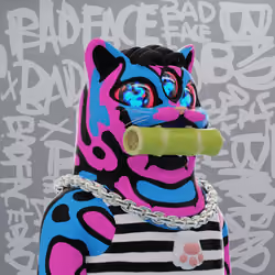 Bad Face Plastic Cats #227