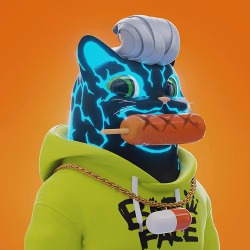Bad Face Plastic Cats #1479