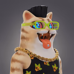 Bad Face Plastic Cats #314