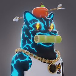 Bad Face Plastic Cats #1783