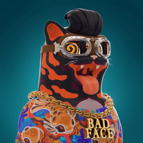 Bad Face Plastic Cats #983