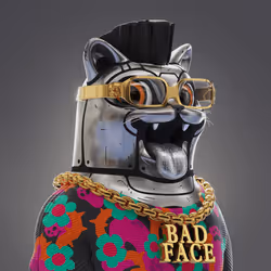 Bad Face Plastic Cats #218