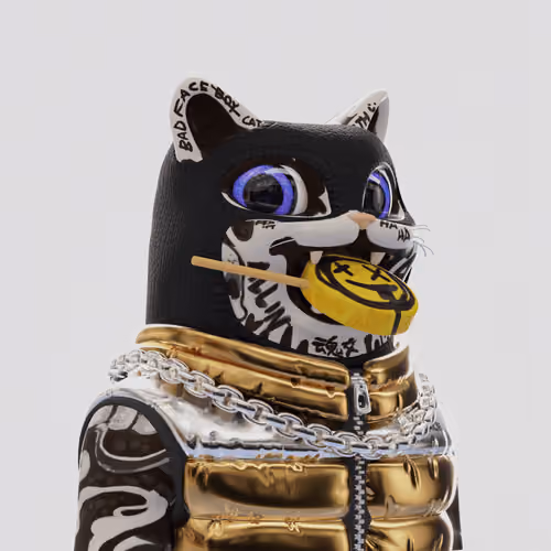 Bad Face Plastic Cats #1463